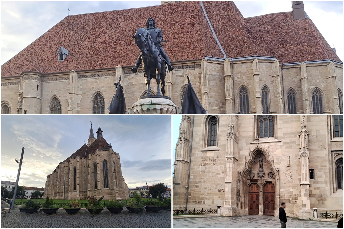St. Michaels Kirche | Statue von Matei Corvin | Cluj-Napoca